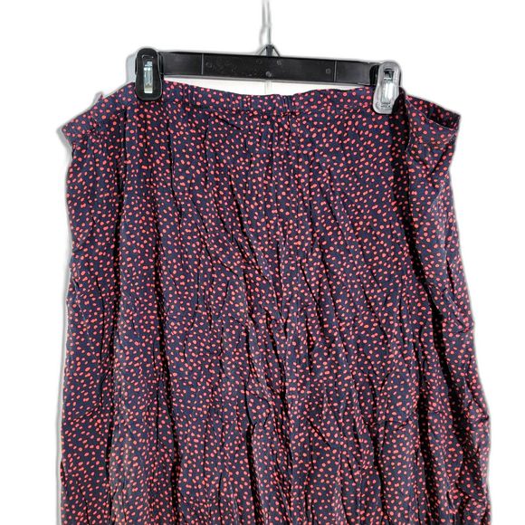 NWT Free Assembly Black and Red Polka Dot Slip Skirt Viscose Women XXXL - Picture 2 of 7